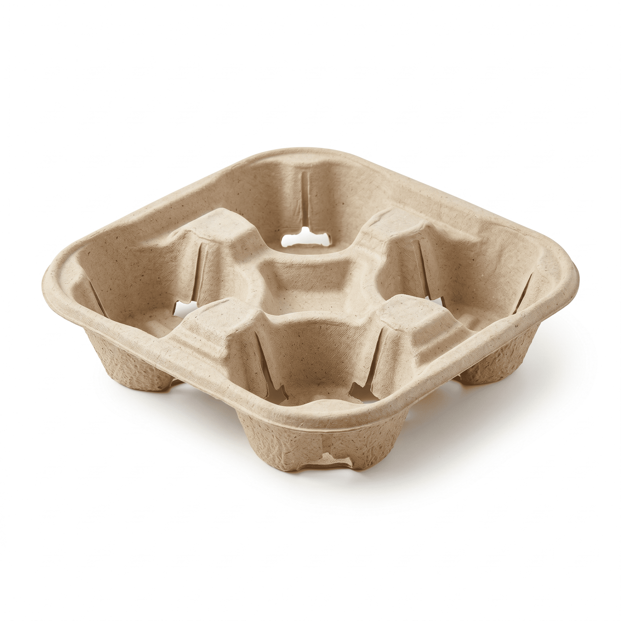 4-Drink Carrier, Bagasse