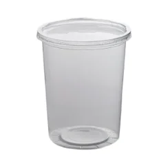 Deli Container 32 oz w/ Lids, Round