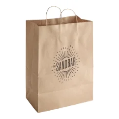 Kraft Bag 13 x 7 x 17 — Custom w/ Logo