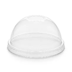 PET Dome Lid, 1" Hole 9–24 oz