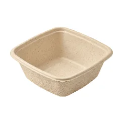 Square Bowl 16 oz, Bagasse