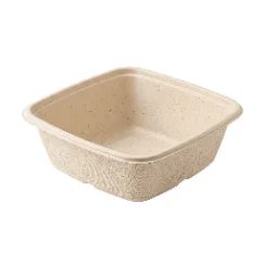 Square Bowl 48 oz, Bagasse